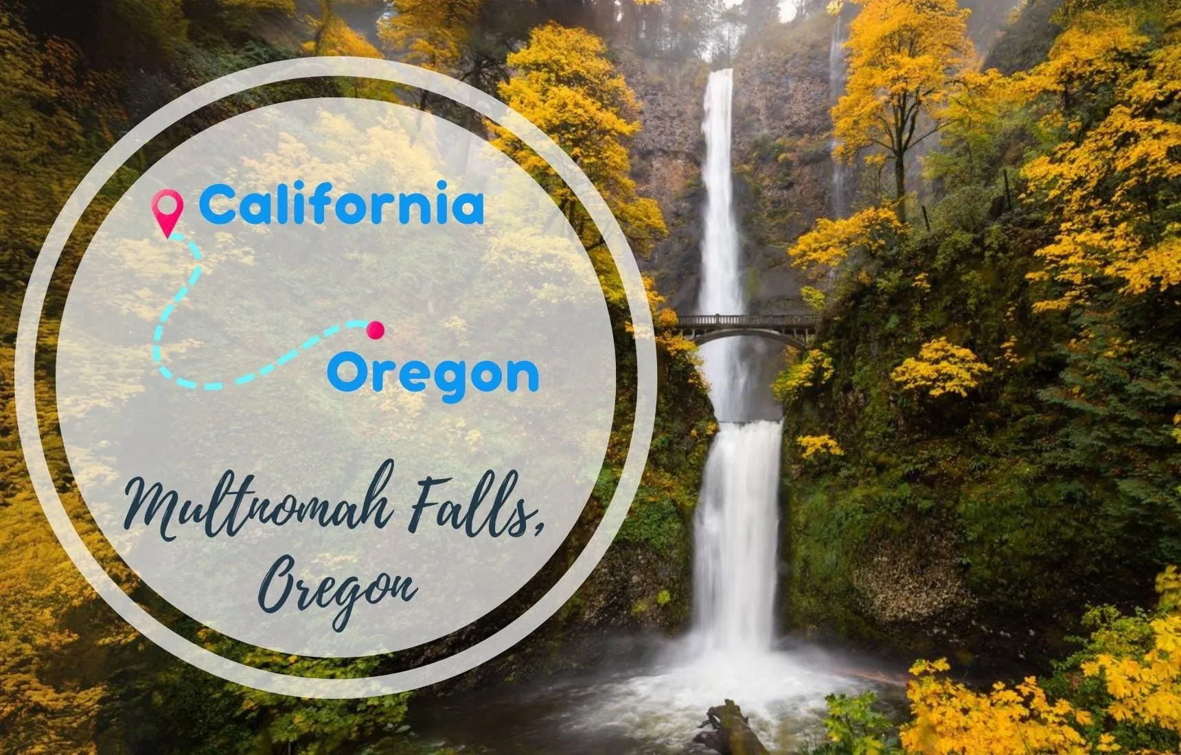 California to Oregon
