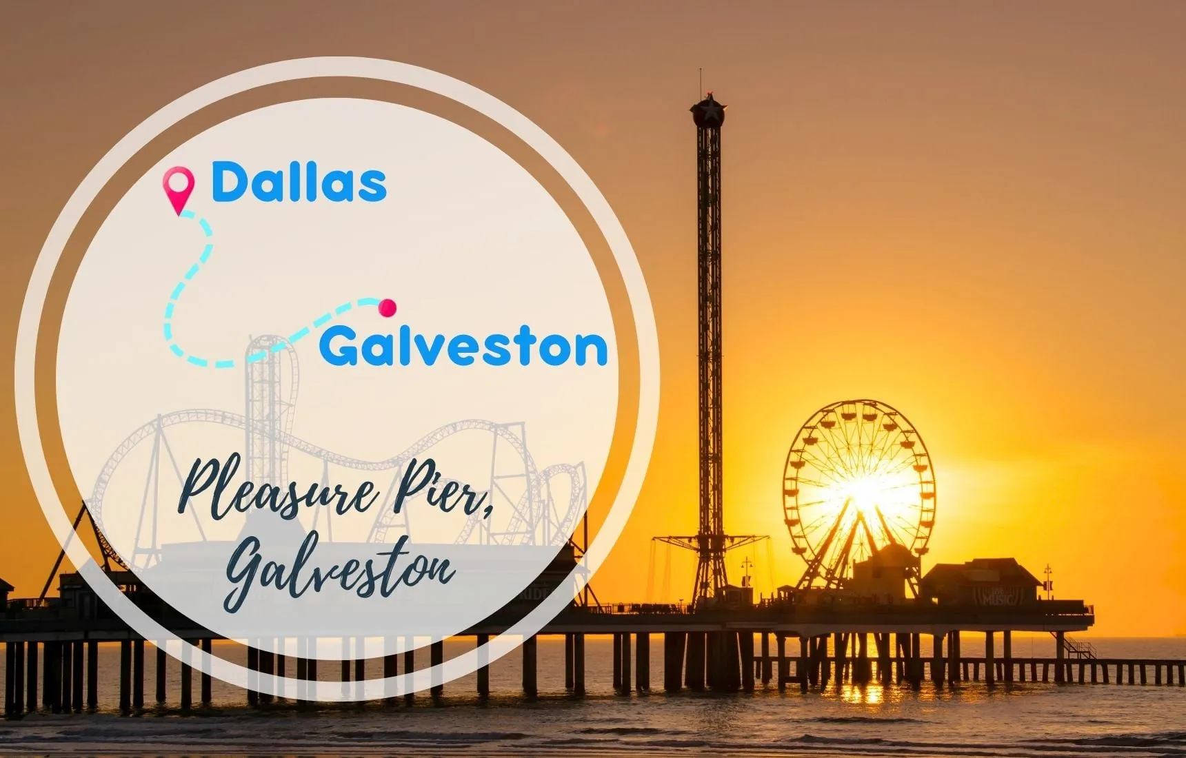 Dallas to Galveston