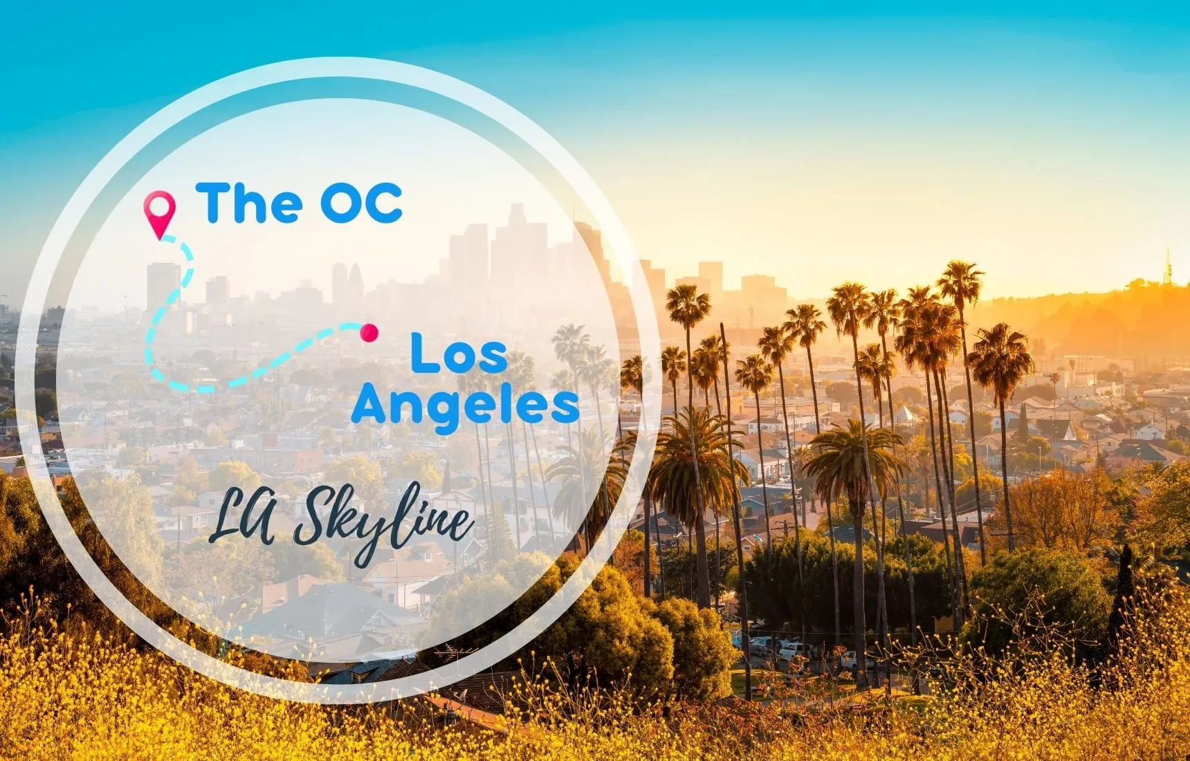 Orange County to Los Angeles