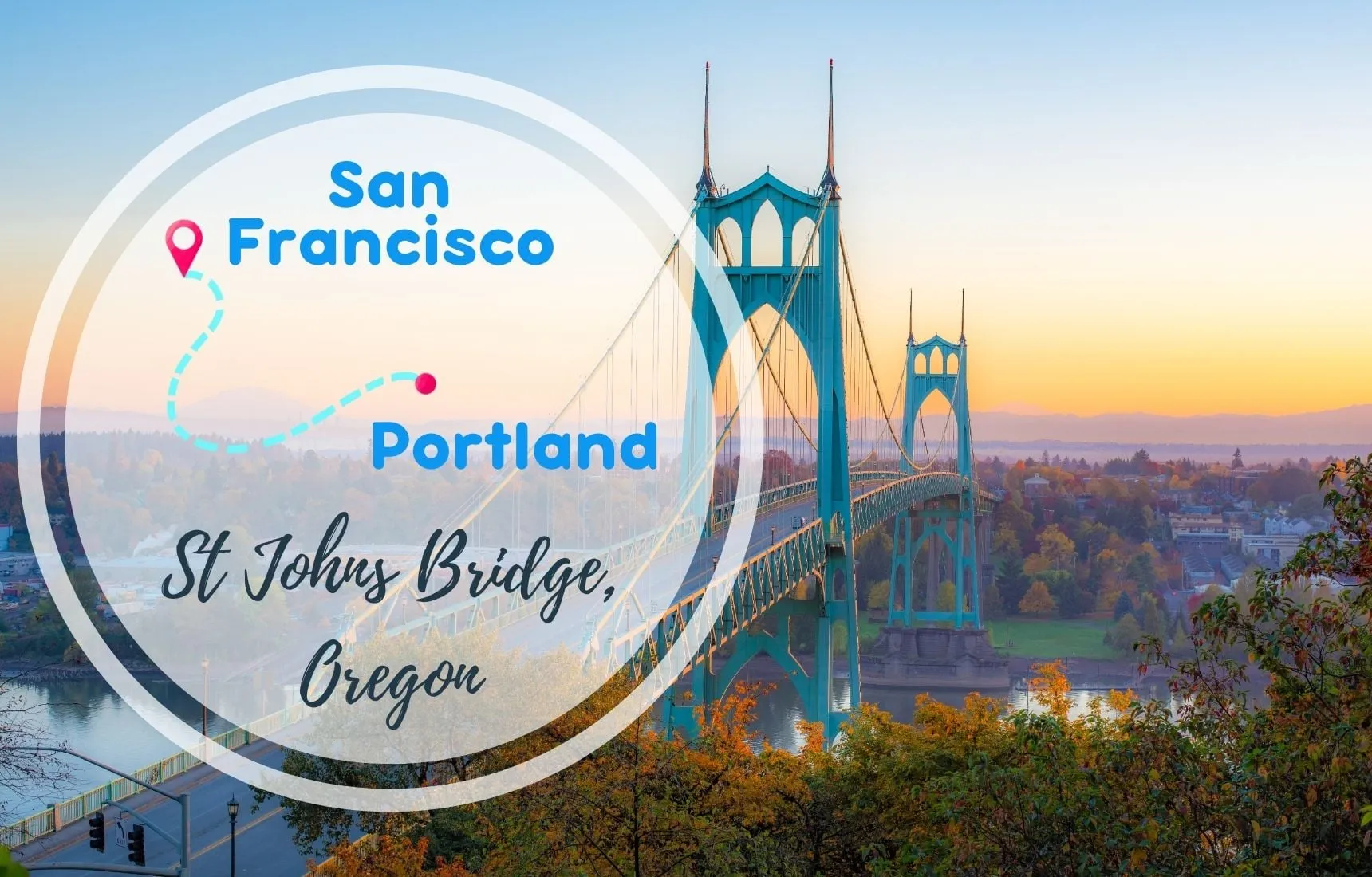San Francisco to Portland
