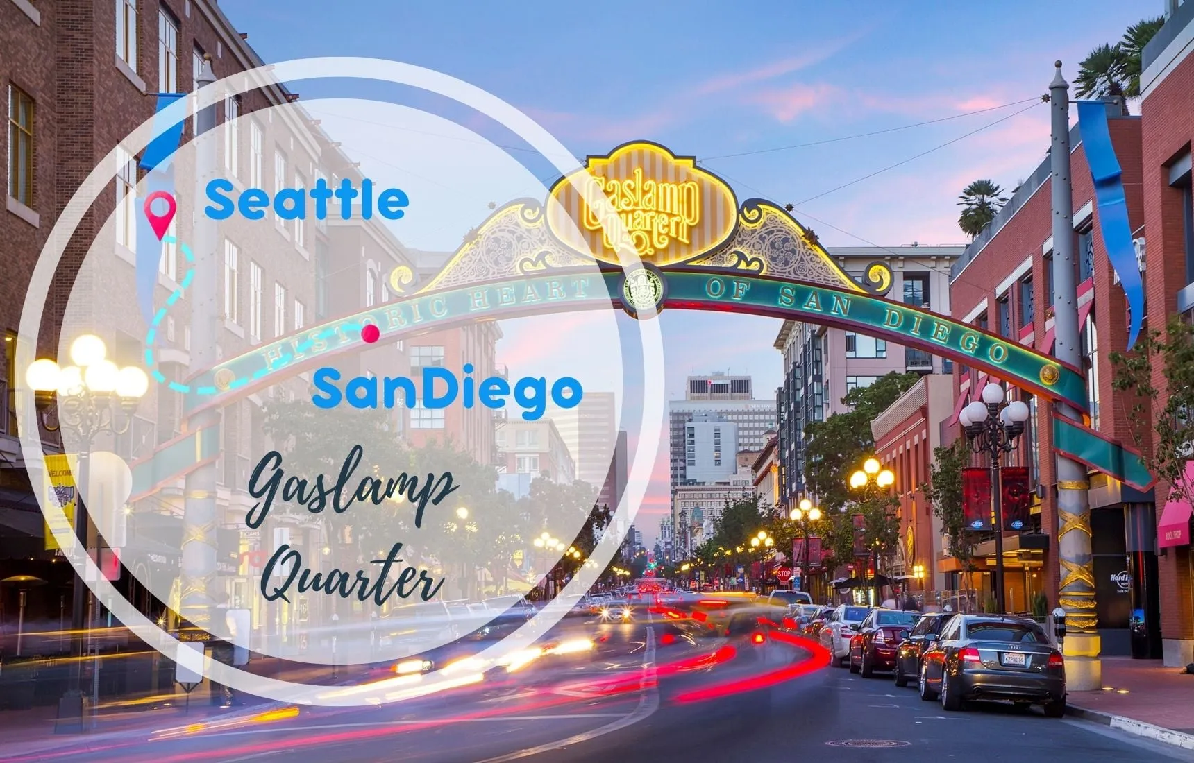Seattle to San Diego