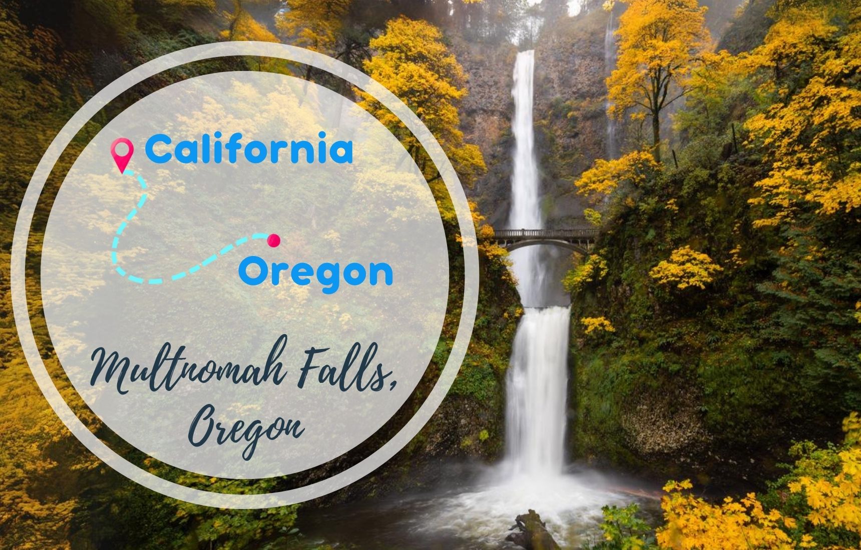 California to Oregon