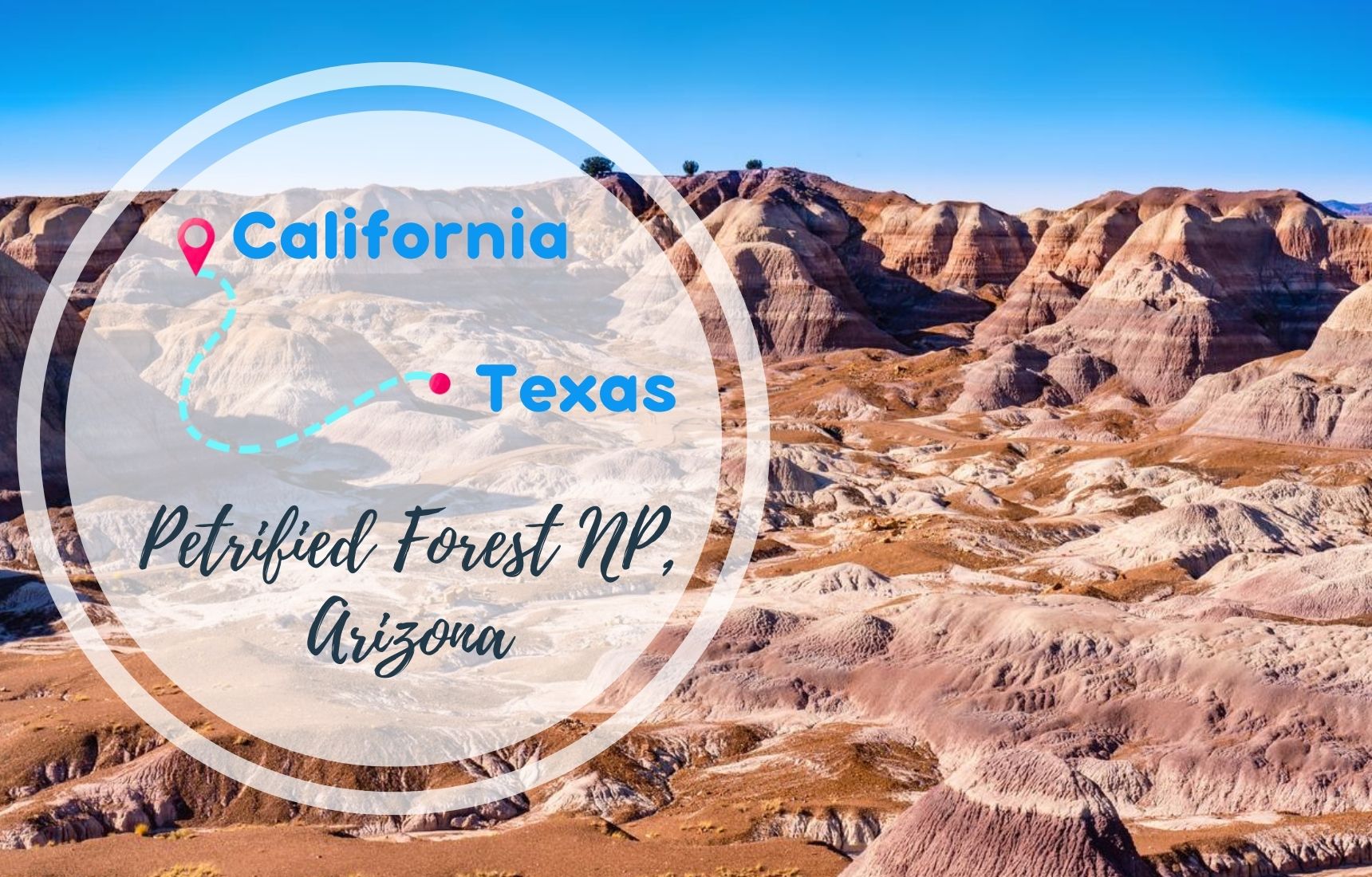 California to Texas