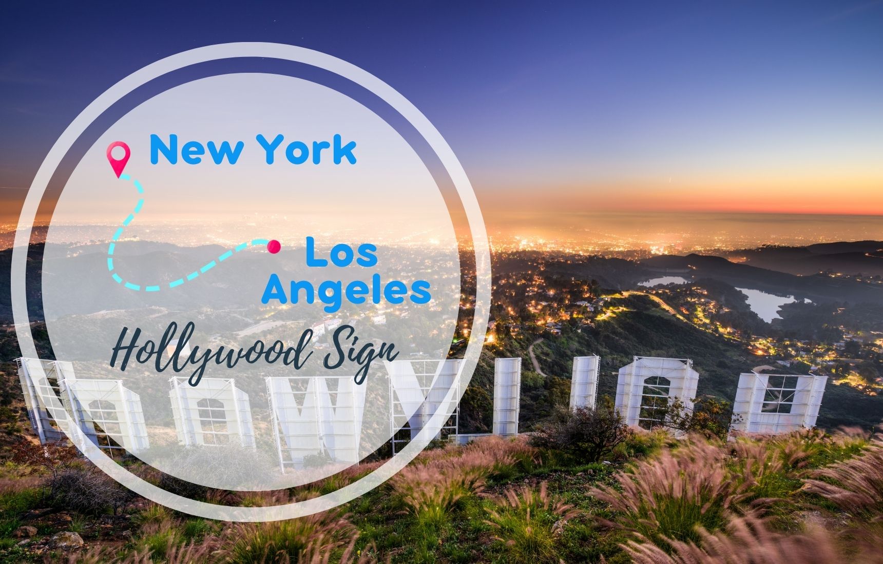 New York to Los Angeles