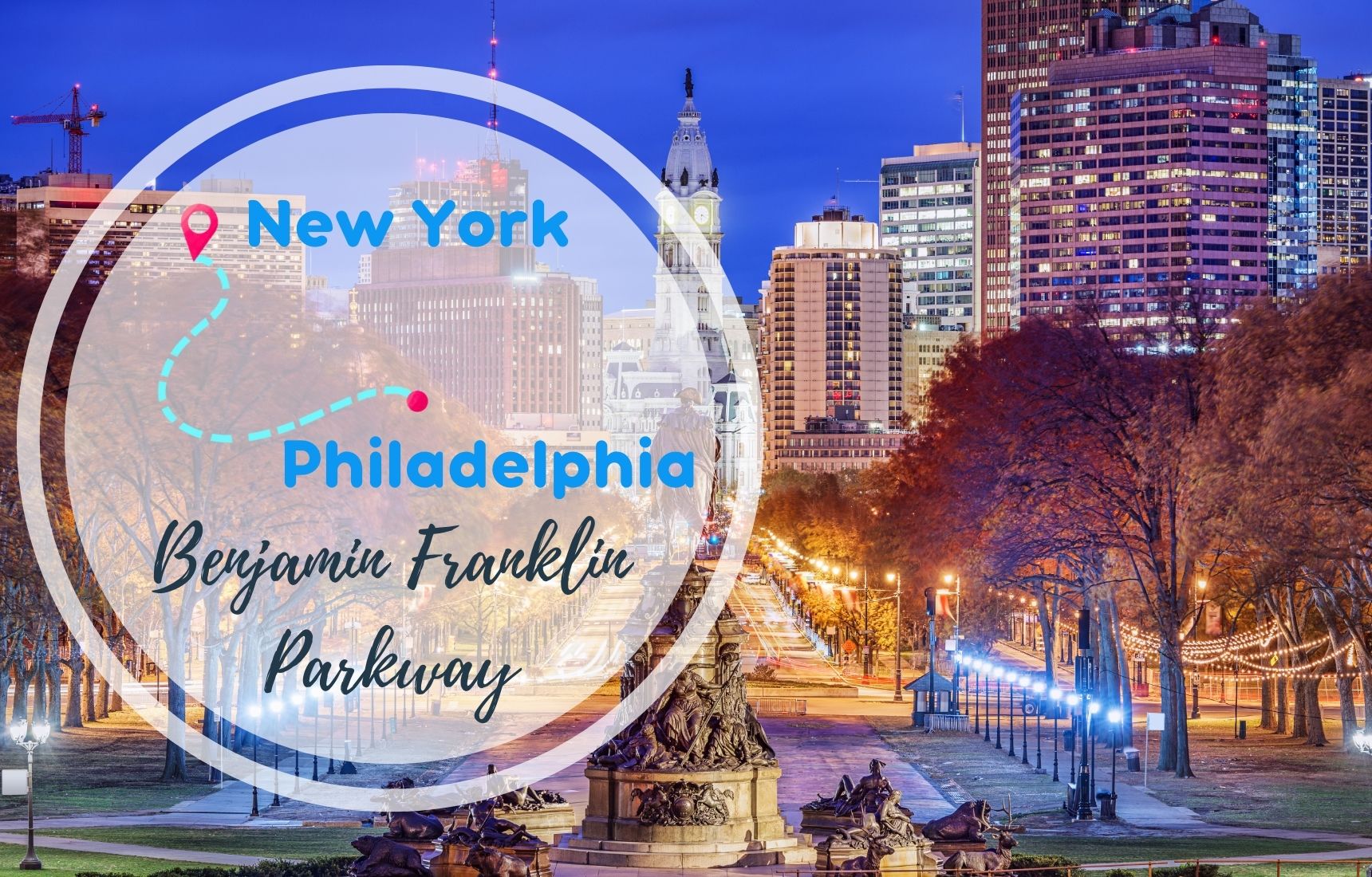 New York to Philadelphia
